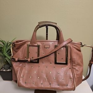 Chloe | Ethel Rose Beige Leather 2-Way Satchel